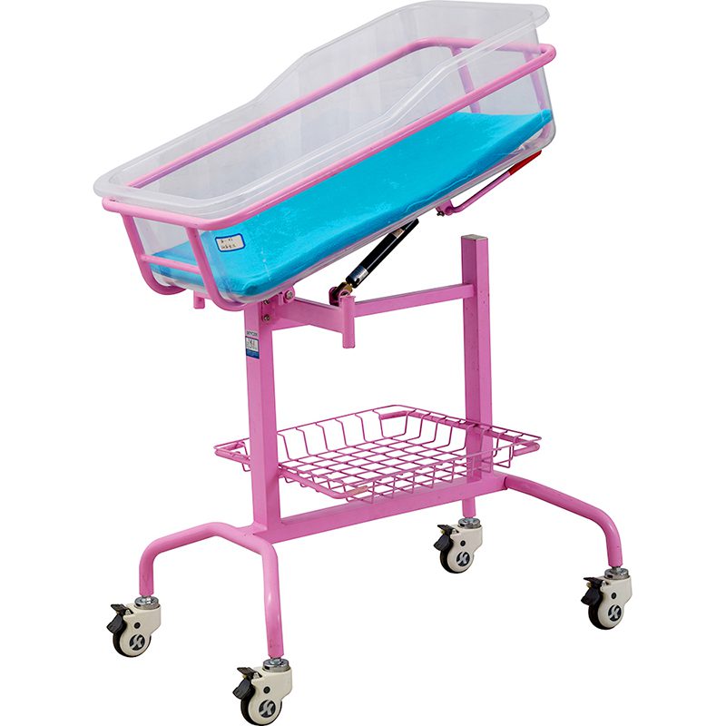 Baby crib with wheels
